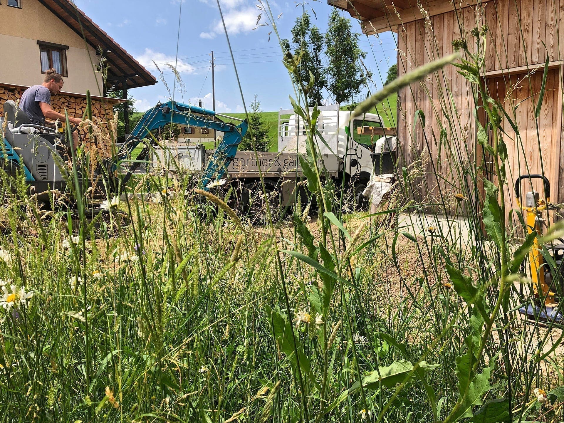 Gartenbau Wege und Sitzplätze